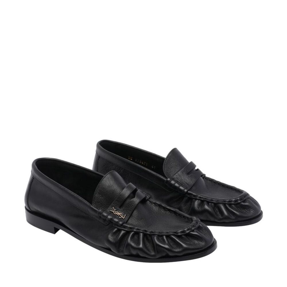 Saint Laurent Men Suede Loafers - Picture 2 of 4
